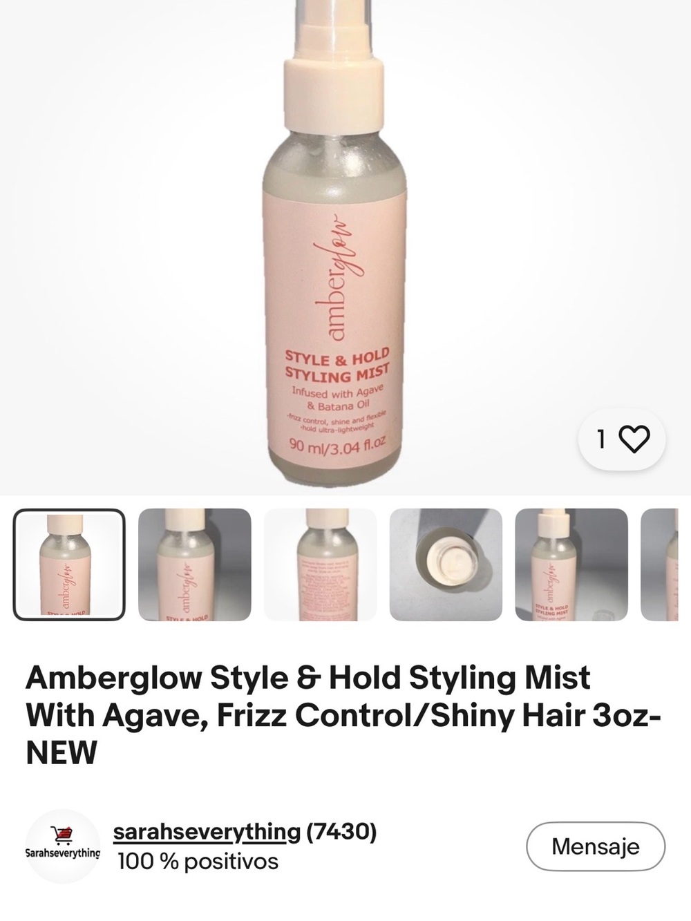 Style & Hold Styling Mist - Pink